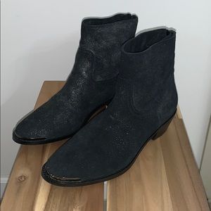 ABS Allen Schwartz Genuine Suede booties